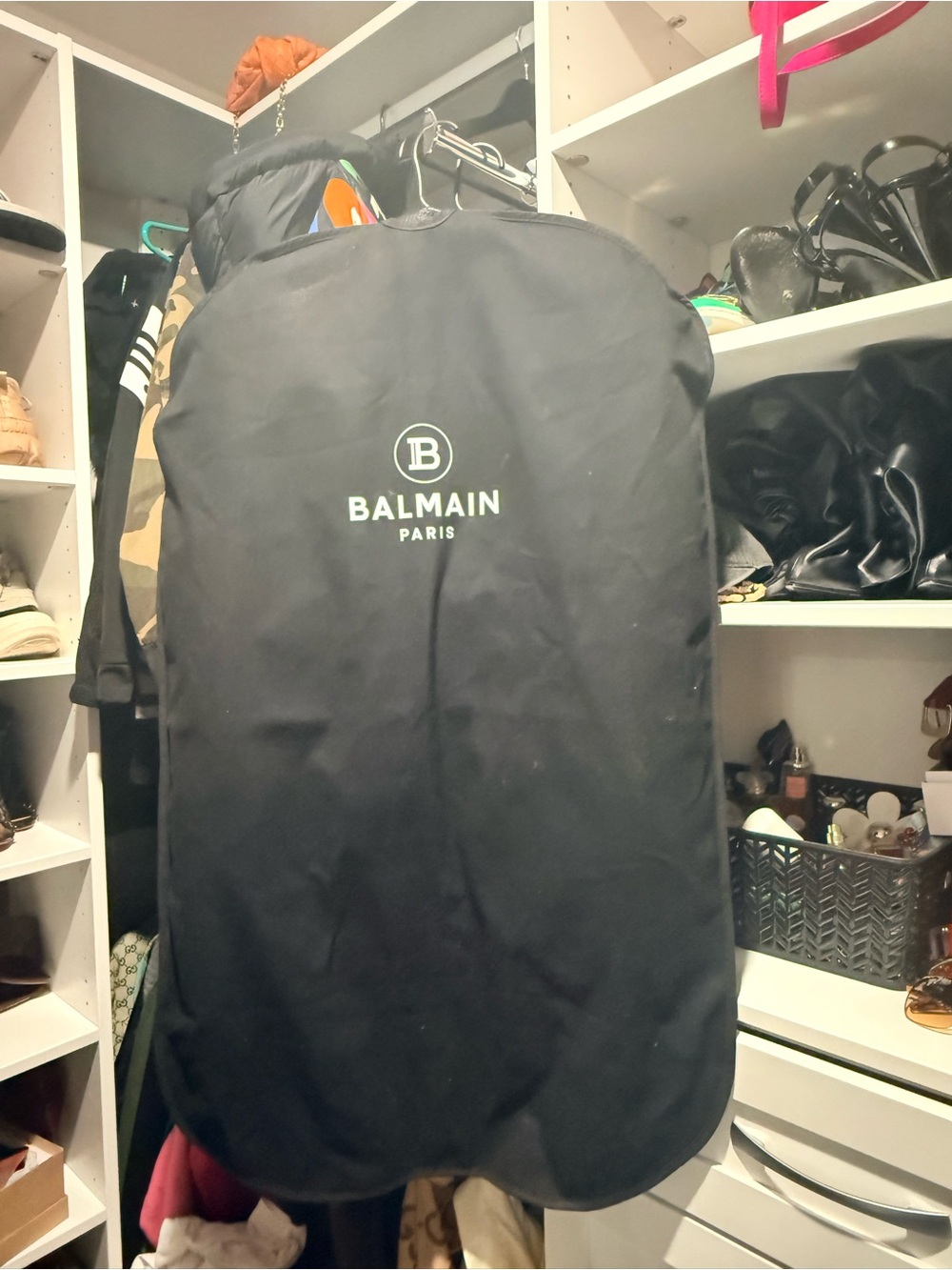 Balmain Leather Jacket with Gold Accent - Picture 6 of 6